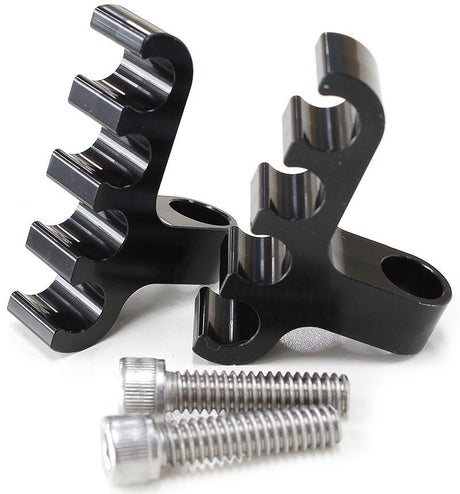 Aeroflow Ignition Lead Separator - Black (Pair) (AF64-9704BLK) AF64-9704BLK