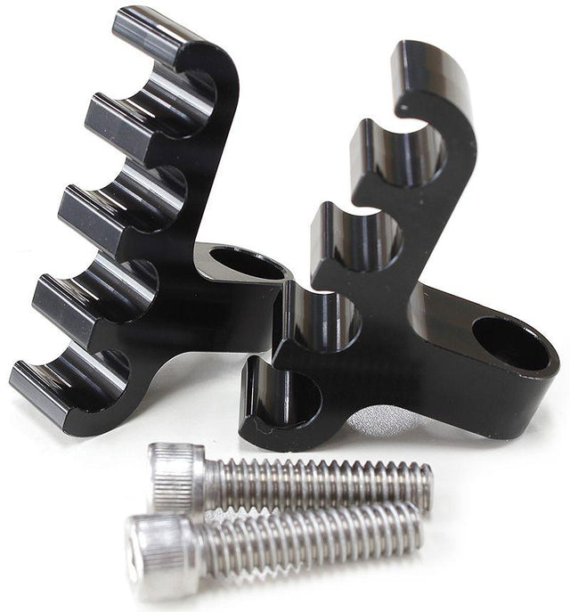 Aeroflow Ignition Lead Separator - Black (Pair) (AF64-9704BLK) AF64-9704BLK