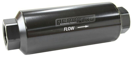 Aeroflow 40 Micron Pro Filter with -12AN ORB Ports (AF66-2043BLK-40) AF66-2043BLK-40
