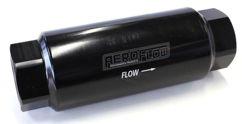 Aeroflow 60 Micron Pro Filter with -12 ORB Ports (AF66-2044BLK) AF66-2044BLK