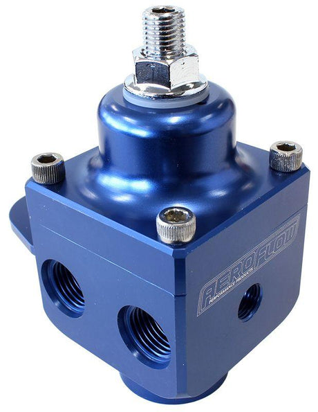 Aeroflow Billet 4-Port Carburettor Fuel Pressure Regulator -6 ORB (AF66-2048) AF66-2048