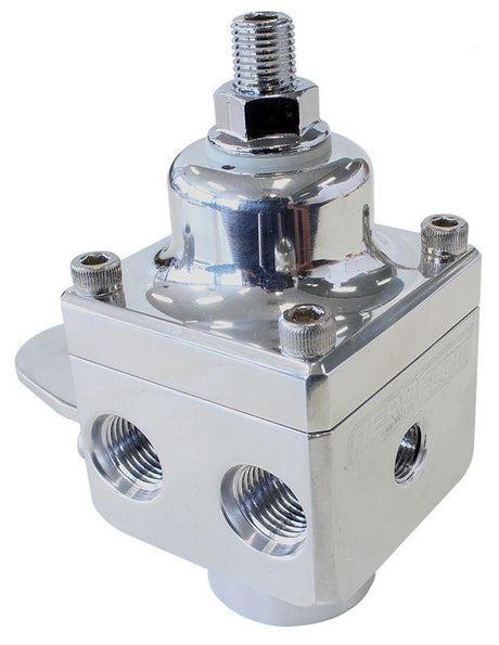 Aeroflow Billet 4-Port Carburettor Fuel Pressure Regulator -6 ORB (AF66-2048P) AF66-2048P