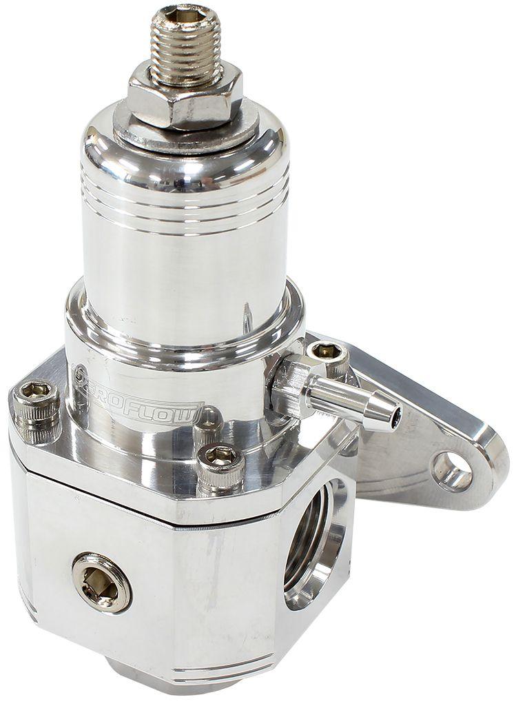Aeroflow Carburettor/EFI 3-Port 800hp Billet Fuel Pressure Bypass Regulator 3-60 psi Adjustable (AF66-2059) AF66-2059