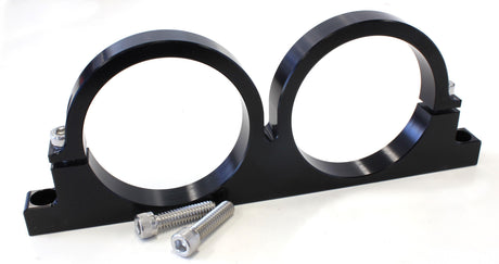 Aeroflow Dual Billet Filter Bracket (AF66-2246BLK) AF66-2246BLK