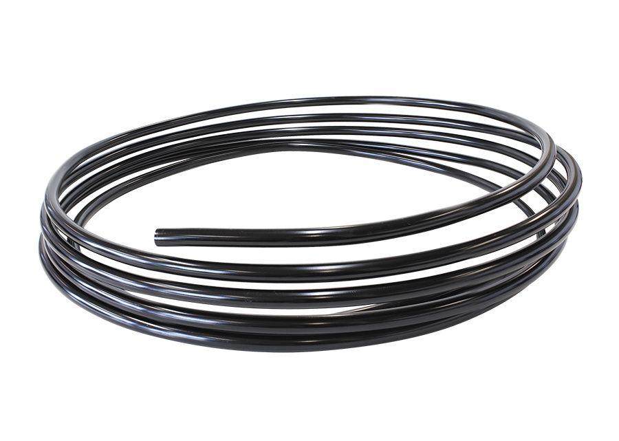 Aeroflow Aluminium Fuel Line 1/4" (6.35mm) 25ft (7.6m) Length Roll (AF66-2998BLK)