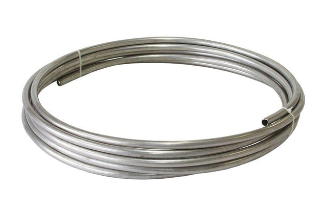 Aeroflow Stainless Steel Fuel Line 3/8" (9.5mm) 25ft (7.6m) Length Roll (AF66-3000SS) AF66-3000SS