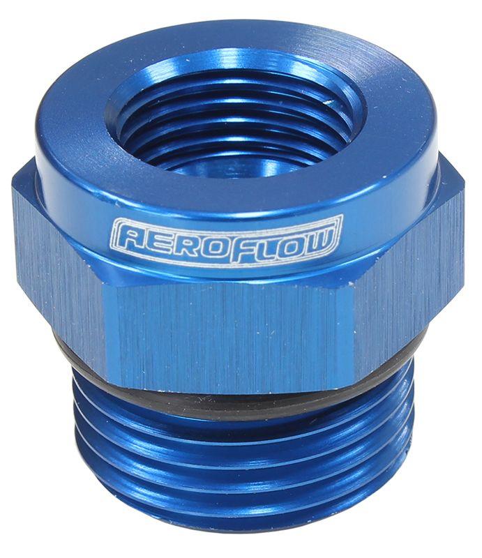 Aeroflow Temperature Probe Adapter - Blue (AF661-10) AF661-10