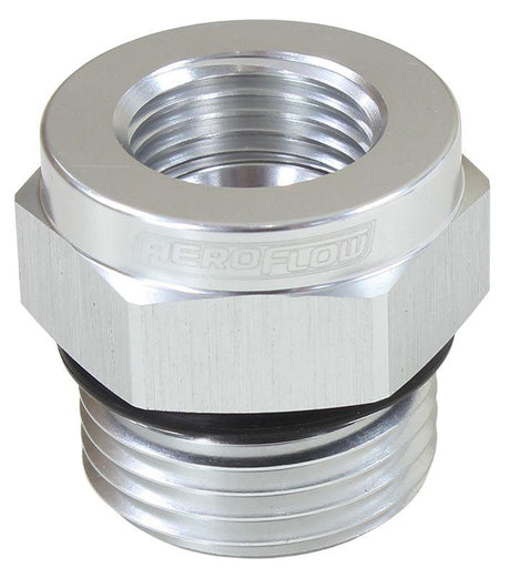 Aeroflow Temperature Probe Adapter - Silver (AF661-10S) AF661-10S