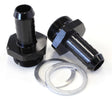 Aeroflow Carburettor Adapter - Male 1/2" Barb to 7/8" x 20 (AF700-02BLK) AF700-02BLK
