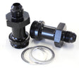 Aeroflow Carburettor Adapter - Male 7/8" to -6AN 1-3/4" Long (AF700-06-LBLK) AF700-06-LBLK