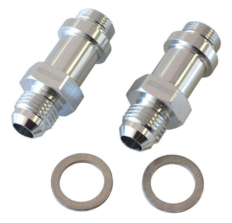 Aeroflow Carburettor Adapter - Male 9/16" x 24 to -6AN 1-3/4" Long (AF701-06-LS) AF701-06-LS