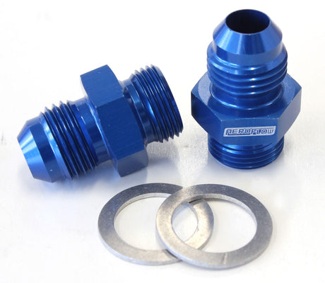 Aeroflow Carburettor Adapter - Male 9/16" x 24 to -6AN Short (AF701-06) AF701-06