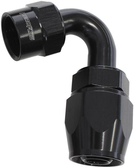 Aeroflow Kryptalon® Series Lightweight One Piece Swivel 120° Hose End -12AN (AF7024-12) AF7024-12