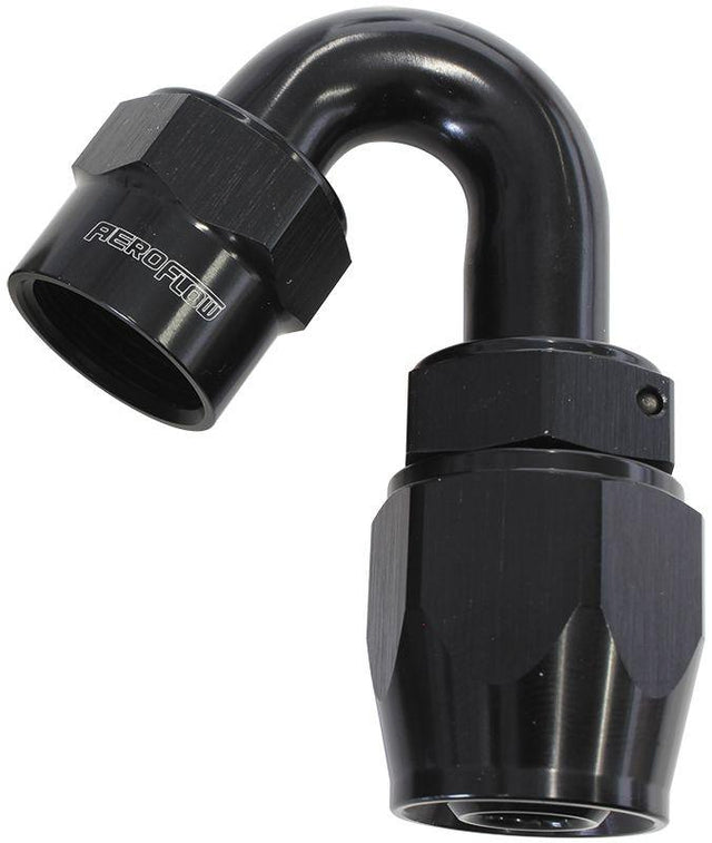 Aeroflow Kryptalon® Series Lightweight One Piece Swivel 150° Hose End -4AN (AF7025-04) AF7025-04