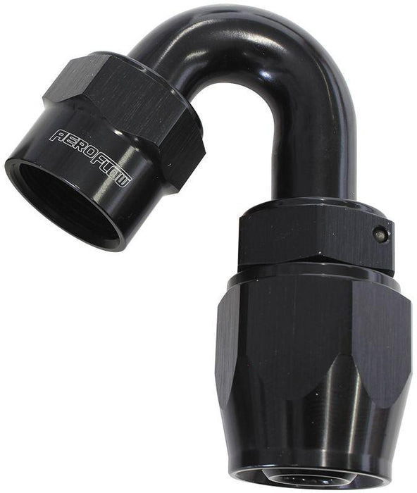 Aeroflow Kryptalon® Series Lightweight One Piece Swivel 150° Hose End -4AN (AF7025-04)