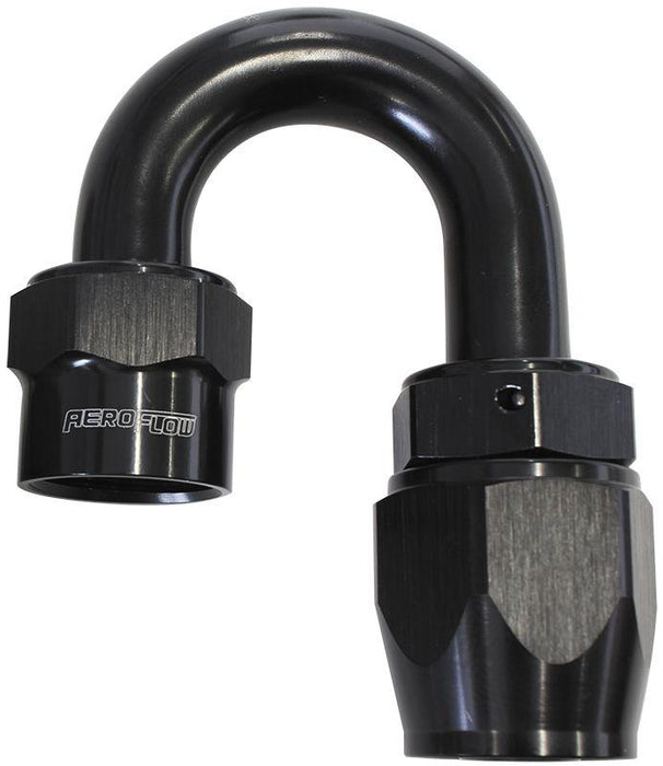 Aeroflow Kryptalon® Series Lightweight One Piece Swivel 180° Hose End -6AN (AF7026-06)