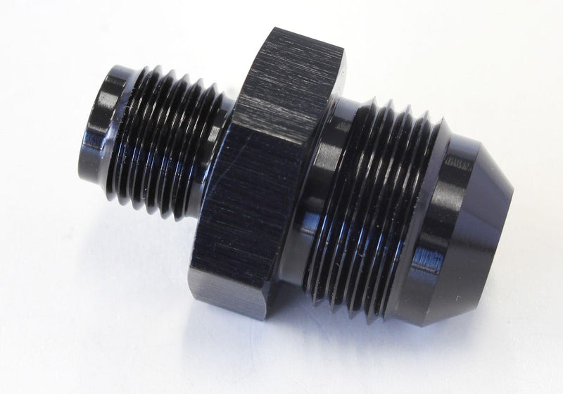 Aeroflow Inverted Seat Adapter 1/2"-20 to -8AN (AF703-08BLK) AF703-08BLK