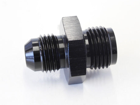 Aeroflow Inverted Seat Adapter 5/8"-18 to -6AN (AF704-06BLK) AF704-06BLK