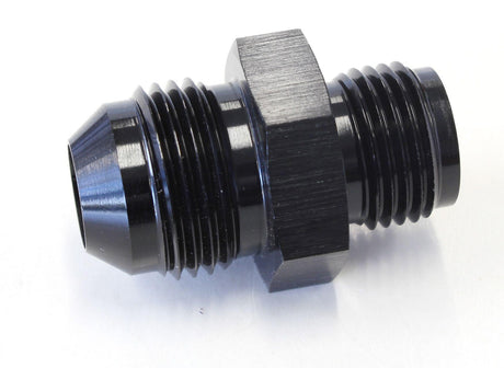 Aeroflow Inverted Seat Adapter 5/8"-18 to -8AN (AF704-08BLK) AF704-08BLK