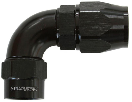 Aeroflow Kryptalon® Series Heavy Duty One Piece Swivel 90° Hose End -10AN (AF7053-10) AF7053-10