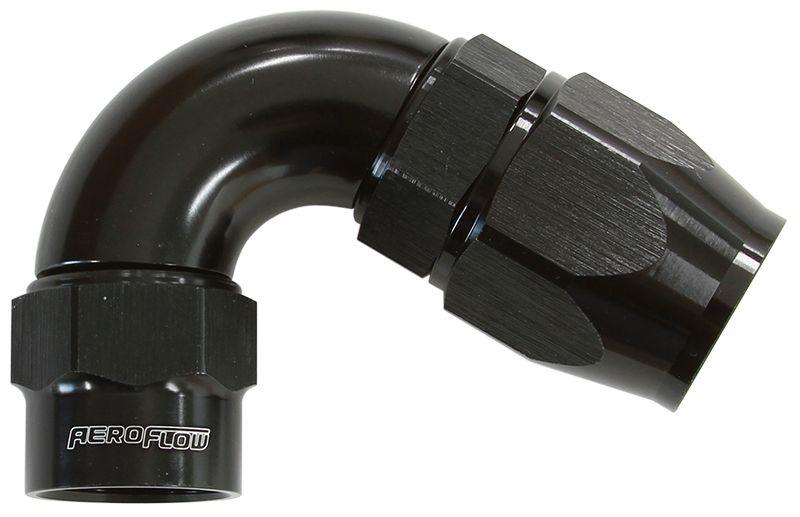 Aeroflow Kryptalon® Series Heavy Duty One Piece Swivel 120° Hose End -6AN (AF7054-06)