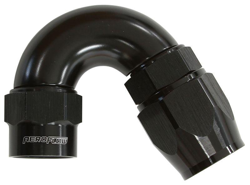 Aeroflow Kryptalon® Series Heavy Duty One Piece Swivel 150° Hose End -8AN (AF7055-08)