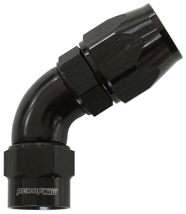 Aeroflow Kryptalon® Series Heavy Duty One Piece Swivel 60° Hose End -8AN (AF7058-08) AF7058-08