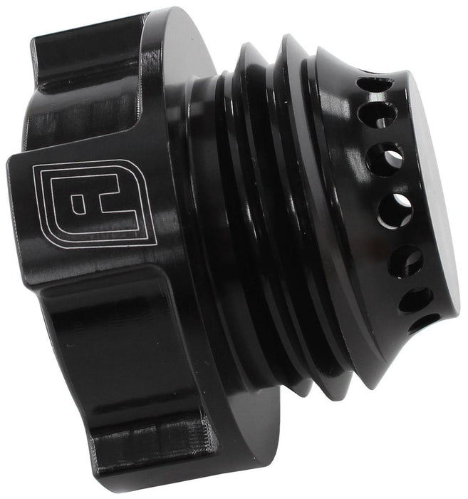 Aeroflow Oil Fill/Breather Cap (AF708-10-12BLK)