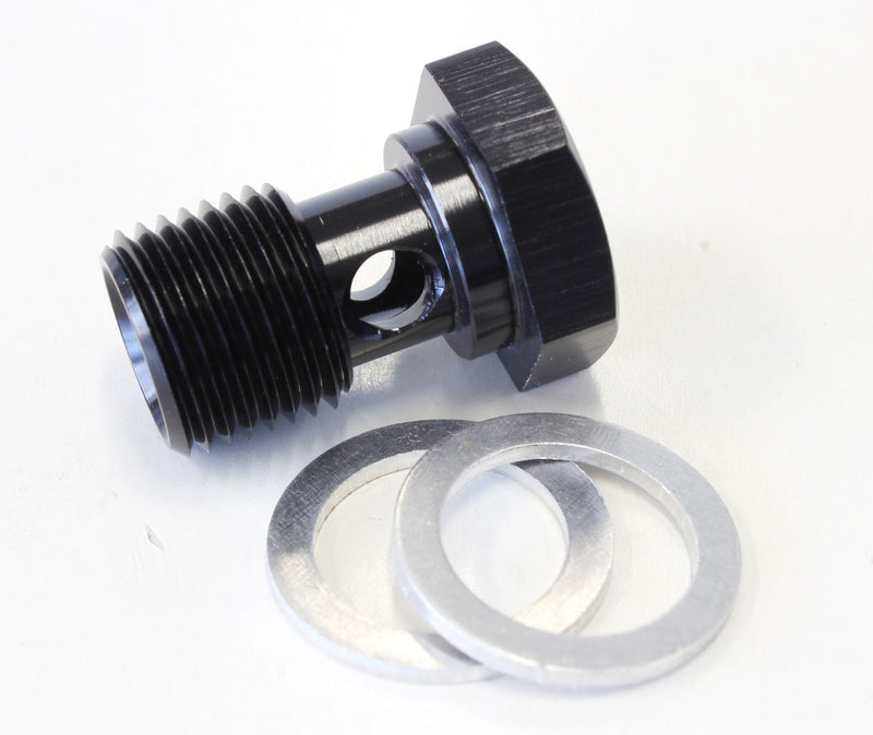 Aeroflow Alloy Banjo Bolt M16 x 1.5 (AF713-06BLK) AF713-06BLK