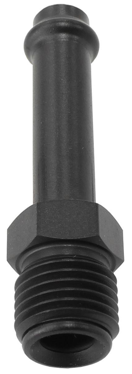 Aeroflow Straight Holley / Stromberg Inlet Fitting - Black (AF714-24BLK) AF714-24BLK
