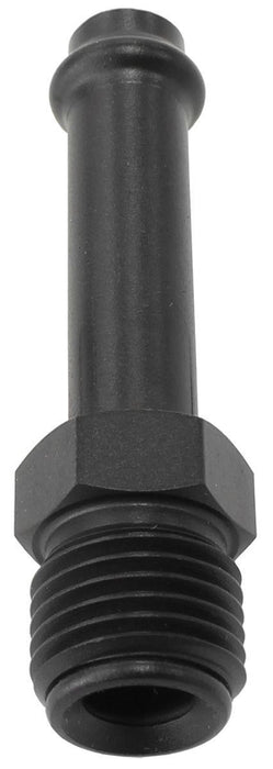 Aeroflow Straight Holley / Stromberg Inlet Fitting - Black (AF714-24BLK)