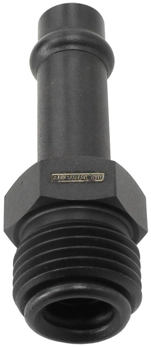 Aeroflow Straight Holley / Stromberg Inlet Fitting - Black (AF714-31BLK)