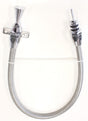 Aeroflow Firewall Mount Flexible Stainless Steel 24" (60cm) in length Transmission Dipstick (AF72-2500) AF72-2500