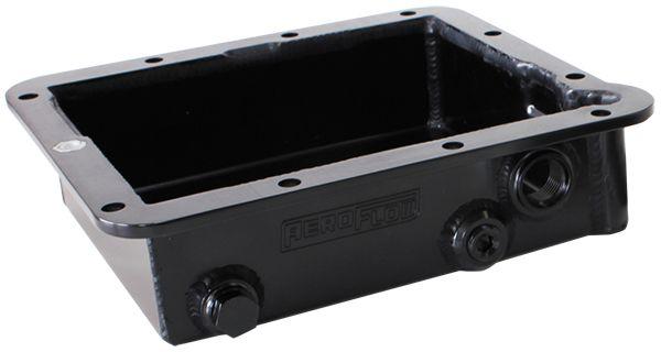 Aeroflow 3" Deep Fabricated Transmission Pan (AF72-3000BLK) AF72-3000BLK