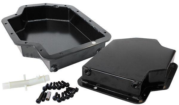 Aeroflow 3" Deep Fabricated Transmission Pan including Filter Extension (AF72-3001BLK) AF72-3001BLK