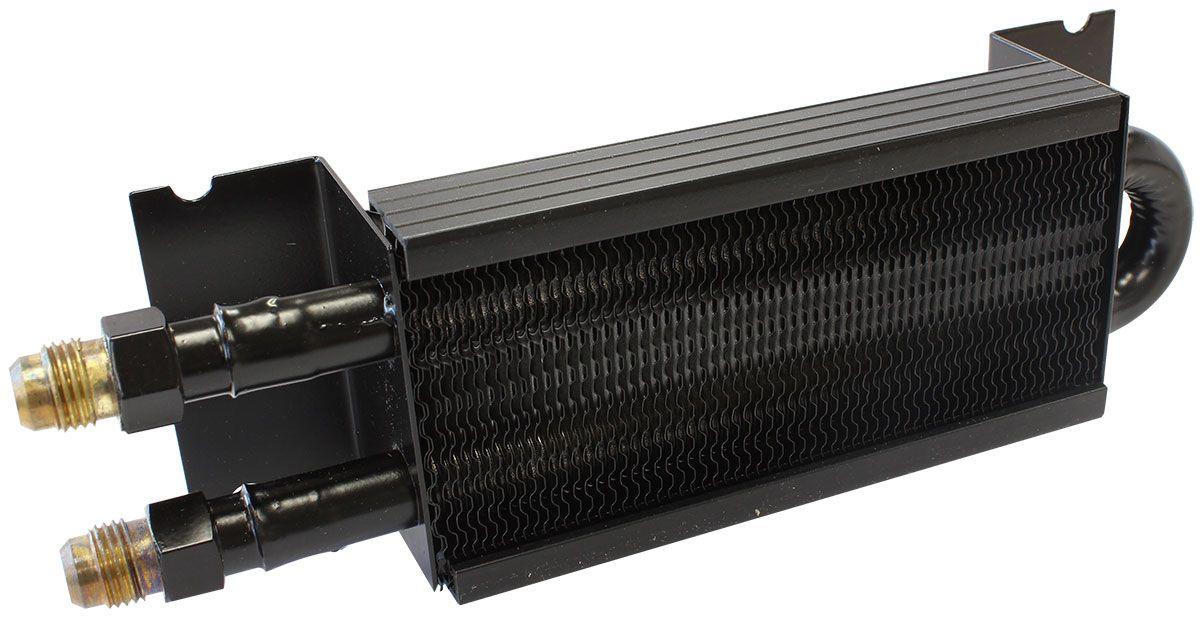 Aeroflow Compact Fluid Cooler Male -6 AN, 8-7/8" x 2-5/8" x 1-3/4" (AF72-6010)