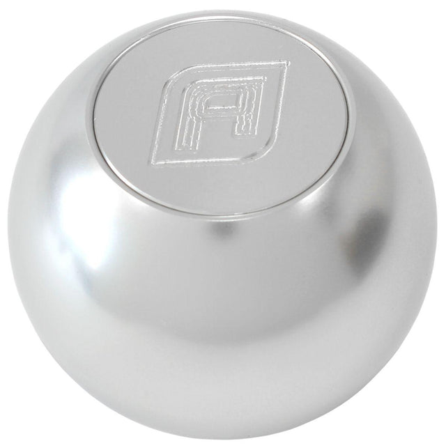 Aeroflow Bang Shift Billet Round Gear Knob - Silver (AF72-9900) AF72-9900
