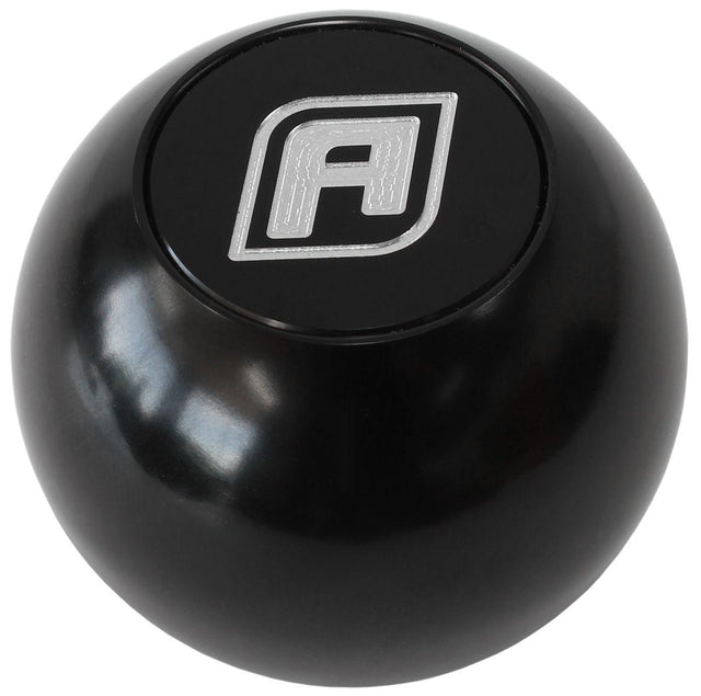 Aeroflow Bang Shift Billet Round Gear Knob - Black (AF72-9900BLK) AF72-9900BLK