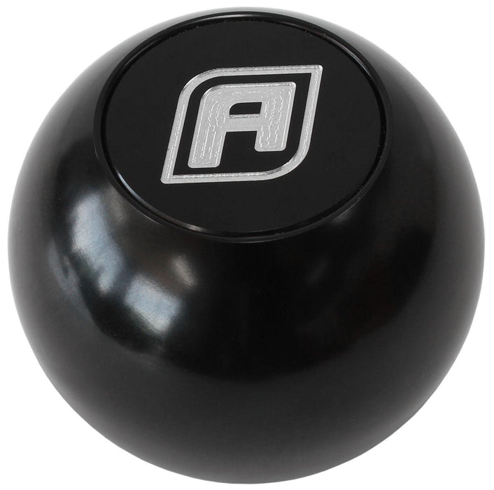 Aeroflow Bang Shift Billet Round Gear Knob - Black (AF72-9900BLK)