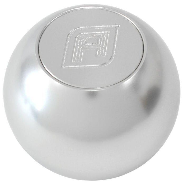 Aeroflow Bang Shift Billet Round Gear Knob - Silver (AF72-9900)