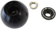 Aeroflow Bang Shift Billet Round Gear Knob with Bare Button Boss (AF72-9905BLK) AF72-9905BLK