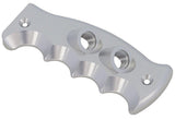 Aeroflow Pistol Grip Drivers Side Dual Button Plate, Silver (AF72-9923) AF72-9923