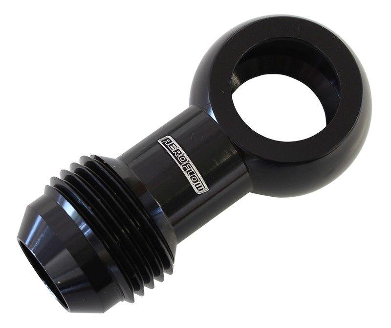 Aeroflow Alloy AN Banjo Fitting 16 x 1.5 mm to -10AN (AF725-10BLK)