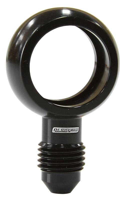 Aeroflow Alloy AN Banjo Fitting 18mm to -4AN (AF726-04BLK) AF726-04BLK