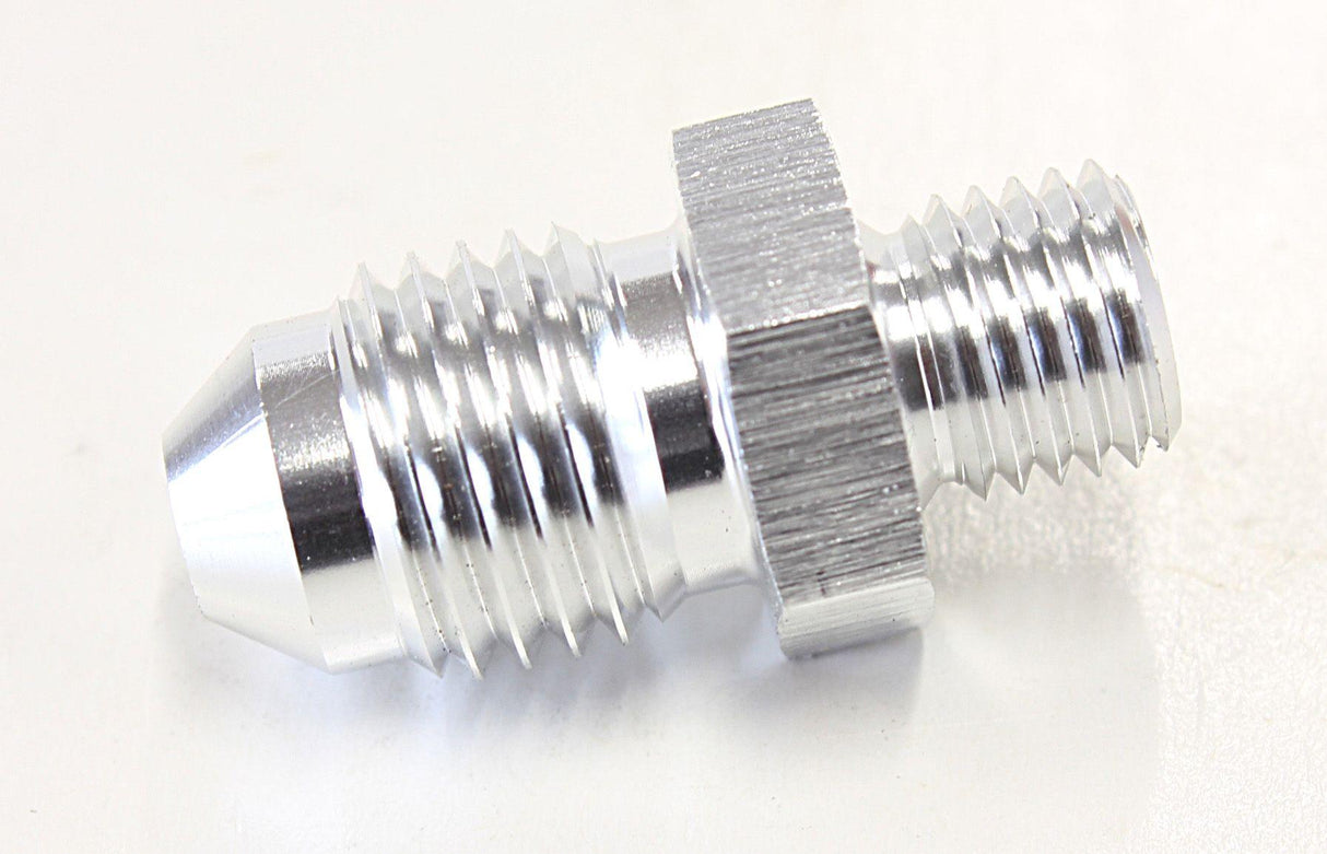 Aeroflow Metric to Male Flare Adapter M8 x 1.0mm to -4AN (AF728-04S) AF728-04S