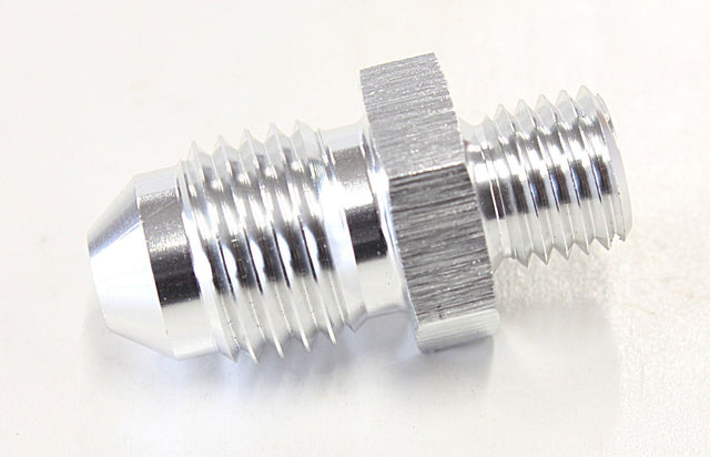 Aeroflow Metric to Male Flare Adapter M8 x 1.0mm to -4AN (AF728-04S) AF728-04S