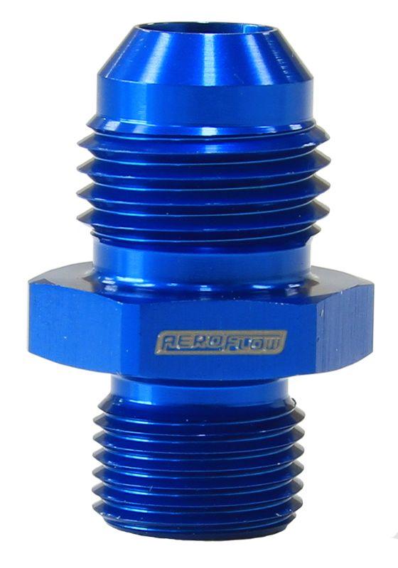 Aeroflow Metric to Male Flare Adapter M12 x 1.0mm to -6AN (AF738-06) AF738-06