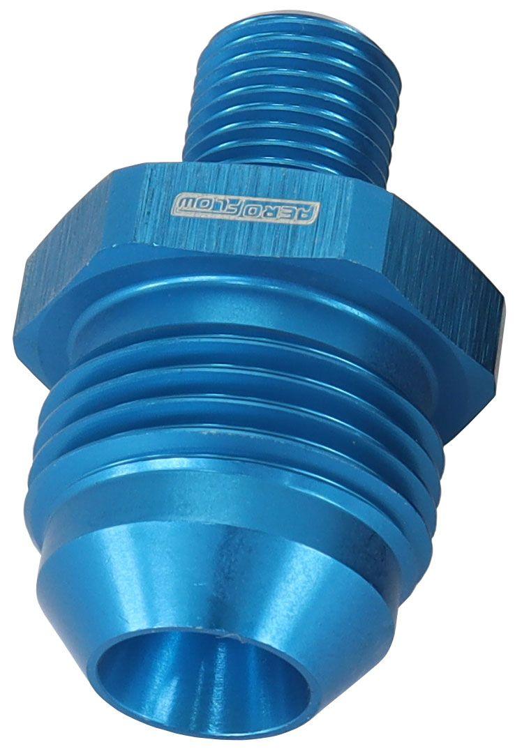 Aeroflow Metric to Male Flare Adapter M10 x 1mm to -8AN (AF743-08) AF743-08