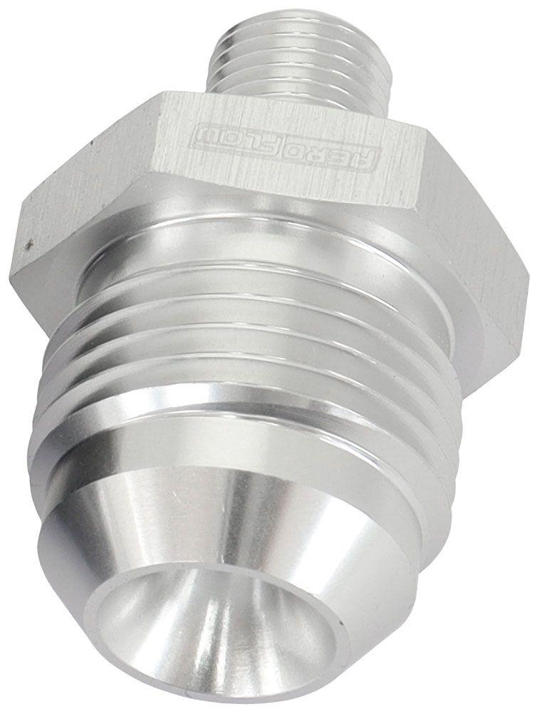 Aeroflow Metric to Male Flare Adapter M10 x 1mm to -8AN (AF743-10S) AF743-10S
