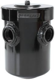 Aeroflow Dry Sump / Breather Tank - Black (AF77-1019BLK) AF77-1019BLK